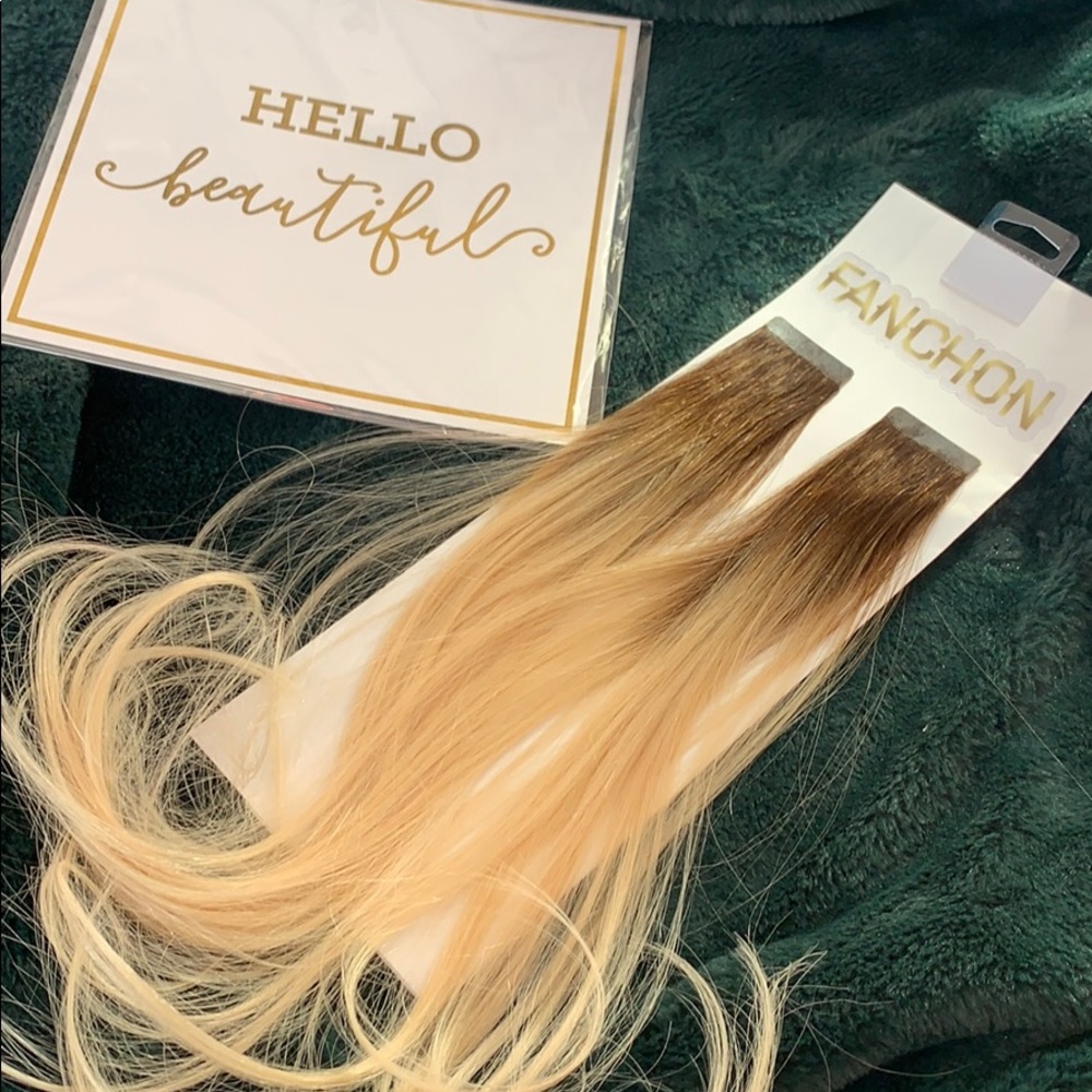 Hair extensions #tapeexstensions